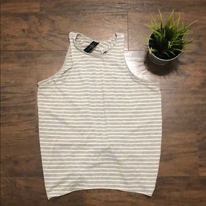 Open back yoga top